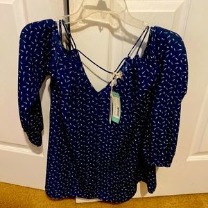 Barrier Cold Shoulder Blouse